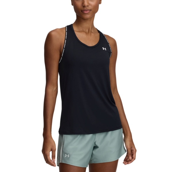 Top Padel Mujer Under Armour Tech Knockout Top  Black/White 13898510001