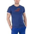Babolat Exercise Big Flag Graphic Camiseta - Dark Blue