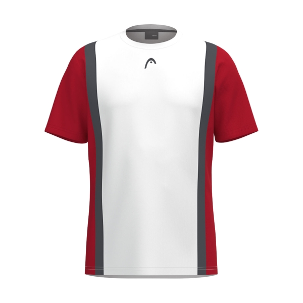 Polo y Camiseta Padel Niño HEAD Club Tech Camiseta Nino  Red/White 816765RDWH