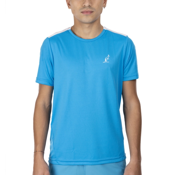 Men's T-Shirt Padel Australian Ace Energy TShirt  Turchese Glossy/White TEUTS0058605A