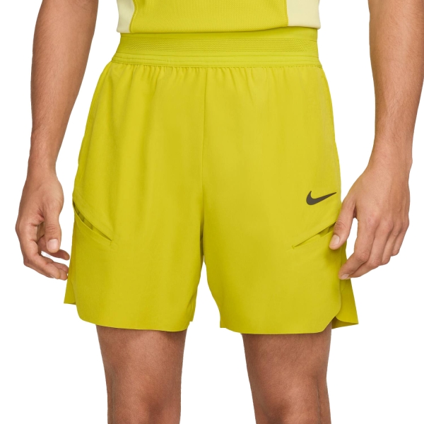 Shorts Padel Hombre Nike Slam 6in Shorts  High Voltage/Medium Ash FZ6899344