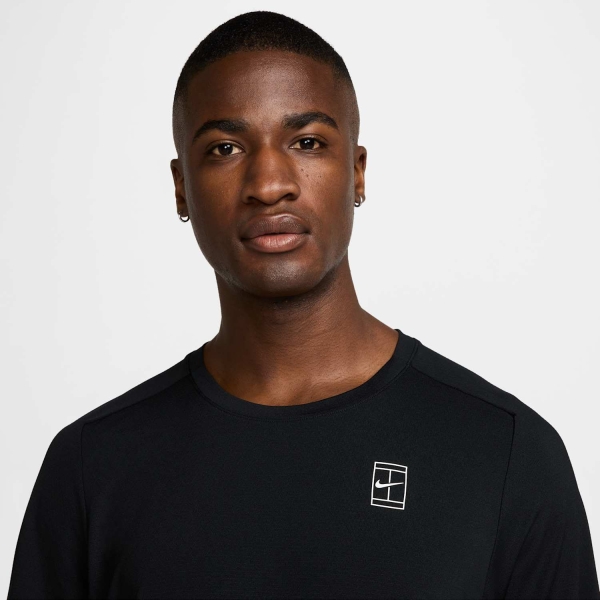 Nike Court Advantage Dri-FIT Maglietta - Black/White