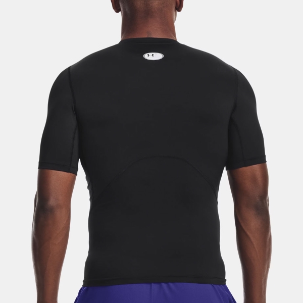 Under Armour HeatGear Compression Camiseta - Black/White