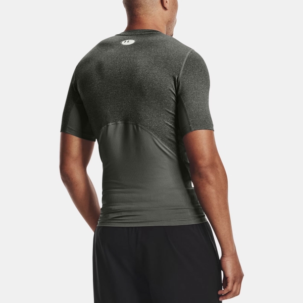Under Armour HeatGear Compression Camiseta - Carbon Heather/Black