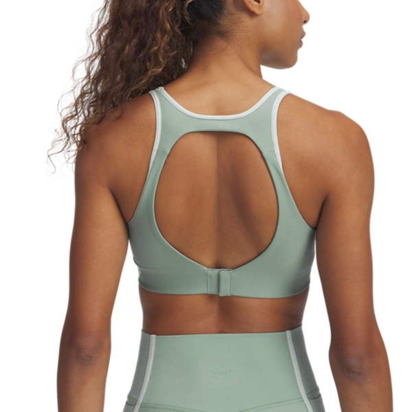 Under Armour Infinity Piped Sujetador Deportivo - Silica Green/Hydro Green