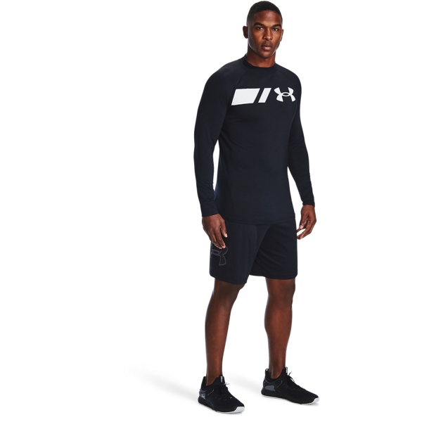 Under Armour Tech Graphic 10in Shorts - Black/Graphite