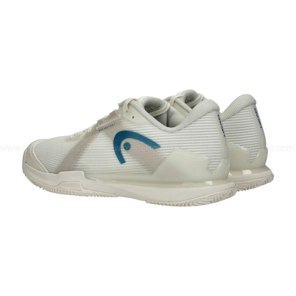 HEAD Sprint Pro 4.0 Clay - Chalk White/Twilight Blue