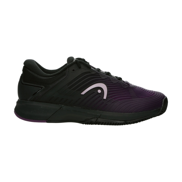 Women's Padel Shoes HEAD Revolt Pro 4.5 Clay  Black/Plum 274215 BKPL