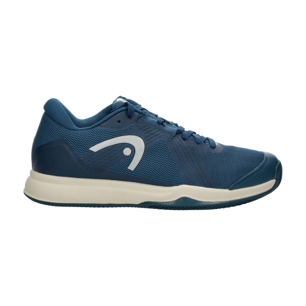Women's Padel Shoes HEAD Sprint Team 4.0 Clay  Twilight Blue/Chalk White 274415 TBCW