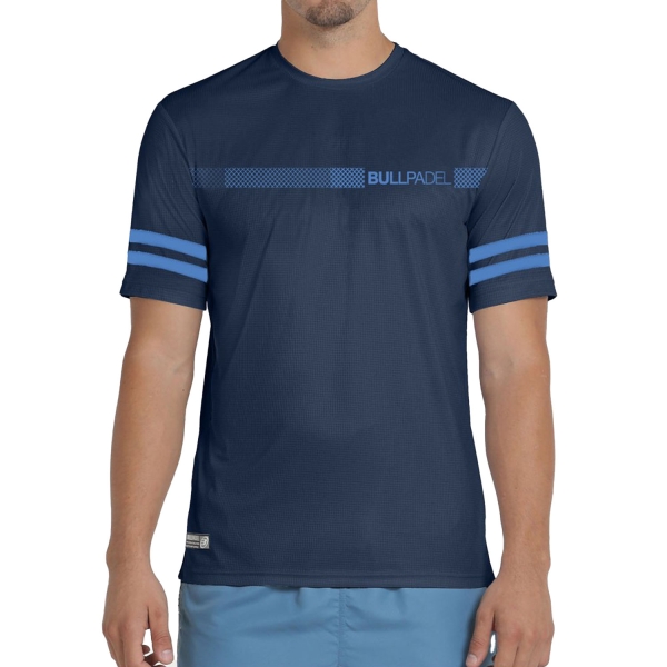 Camiseta Padel Hombre Bullpadel Berro Camiseta Navy Blue 473923004