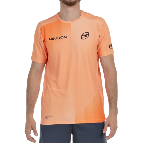 Camiseta Padel Hombre Bullpadel Chingotto 25V Camiseta Papaya 474330531