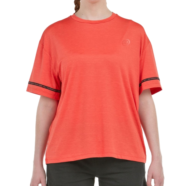 Camiseta y Polo Padel Mujer Bullpadel Elgar Camiseta  Cereza Vigore 474878169