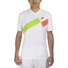 HEAD Topspin Graphic Camiseta - Grapefruit/Print Perf M HEAD Topspin Graphic Camiseta - Grapefruit/Print Perf M
