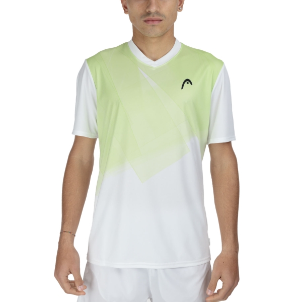 Camiseta Padel Hombre HEAD Topspin Graphic Camiseta  Print Vision M/Lightlime 811235XVLL