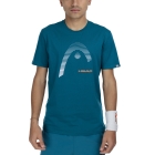 HEAD Carl Logo Camiseta - Teal HEAD Carl Logo Camiseta - Teal