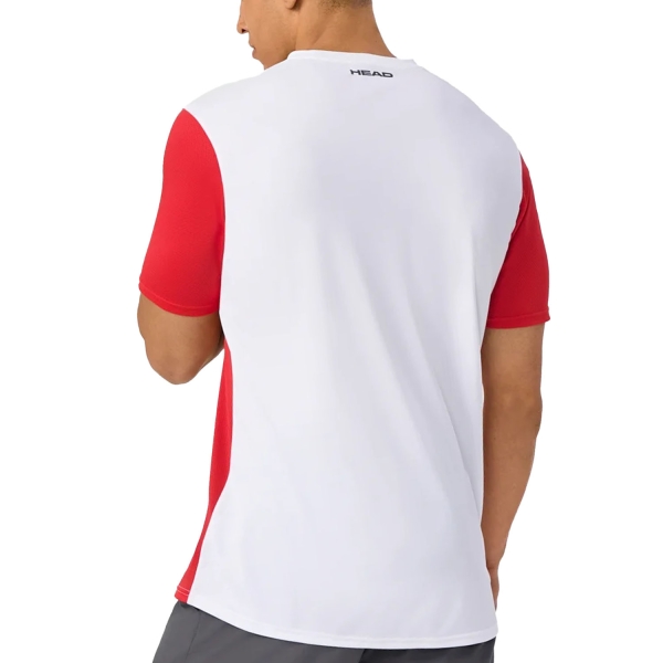 HEAD Club 25 Tech T-Shirt - Red/White