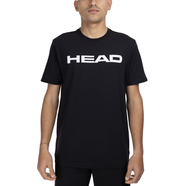 Maglietta Padel Uomo HEAD Club Original Maglietta  Black 811855BK