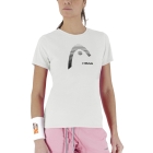 HEAD Lara Logo Maglietta - White HEAD Lara Logo Maglietta - White
