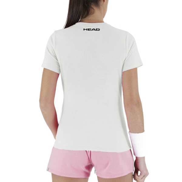 HEAD Lara Logo Maglietta - White