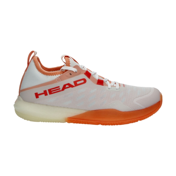 Women's Padel Shoes HEAD Motion Pro  White/Coral 274645 WHCO