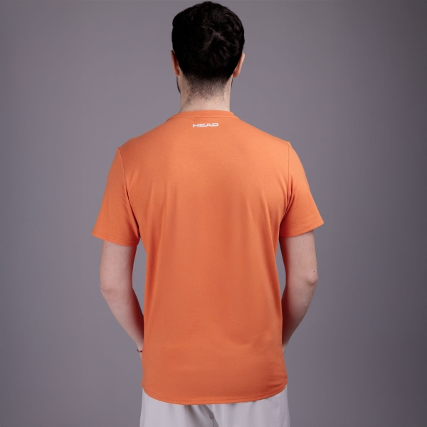 HEAD Rainbow Logo T-Shirt - Campfire Orange
