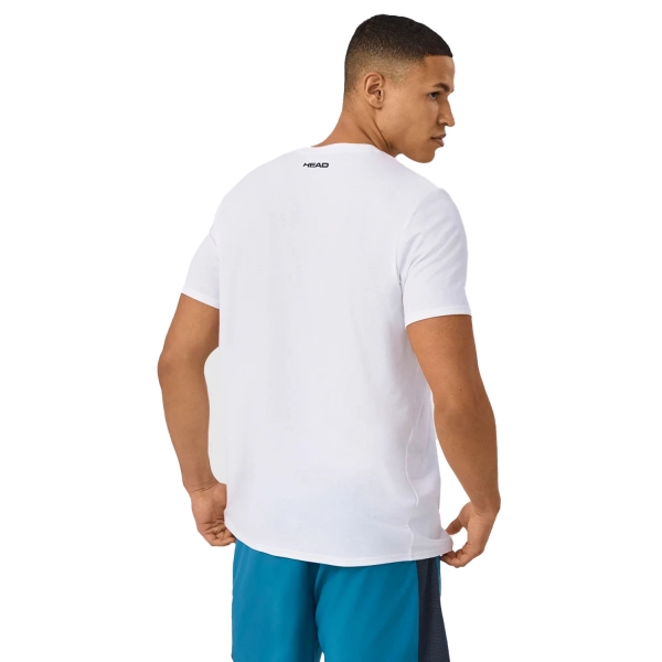 HEAD Rainbow Logo T-Shirt - White