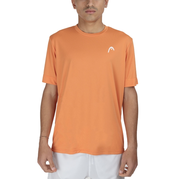 Camiseta Padel Hombre HEAD Slice Pro Camiseta  Campfire Orange 811265CN