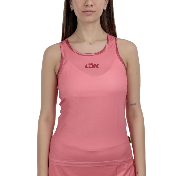 Top Padel Mujer LOK Edgeray Top  Red LOAP1DA8W16S