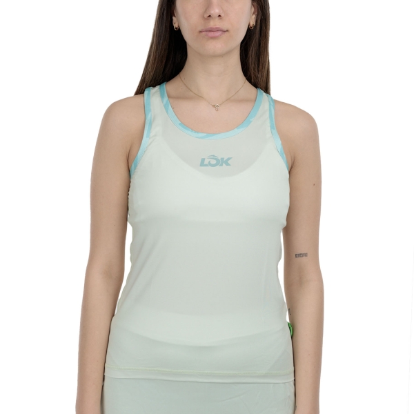 Top Padel Mujer LOK Edgeray Top  Off White LOAP1DA9W64S