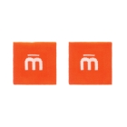 Mico Logo Small Wristbands - Orange Mico Logo Small Wristbands - Orange