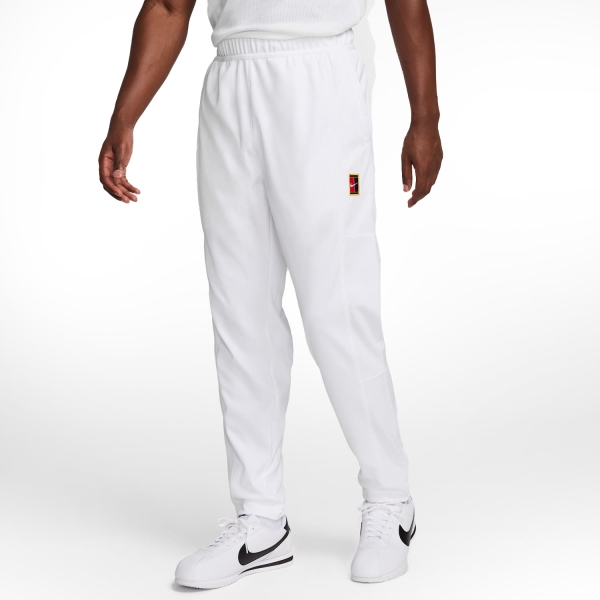 Pant y Tights Padel Hombre Nike Court Heritage Pantalones  White FZ6928100