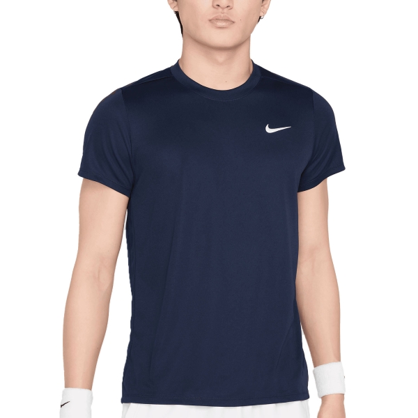 Maglietta Padel Uomo Nike Court Victory Maglietta  Obsidian/White FZ6921451