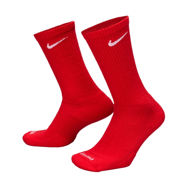 Nike Everyday Plus Cushioned x 3 Calze - Multi Color/Red