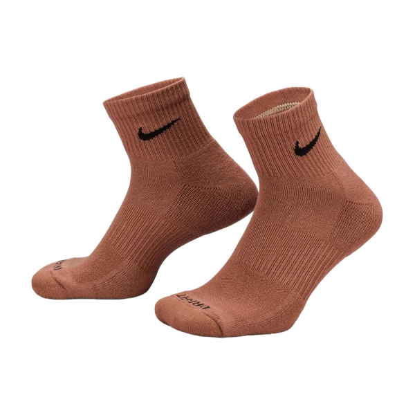 Nike Everyday Plus Cushioned Logo x 3 Calze - Multi Color/Brown