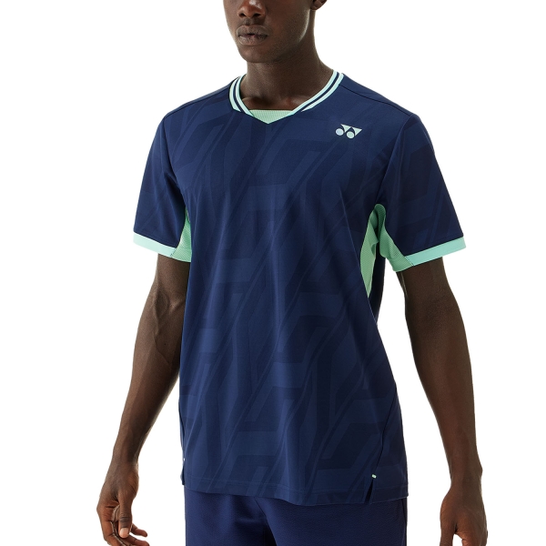 Camiseta Padel Hombre Yonex Club Camiseta  Dark Navy TWM10624DN