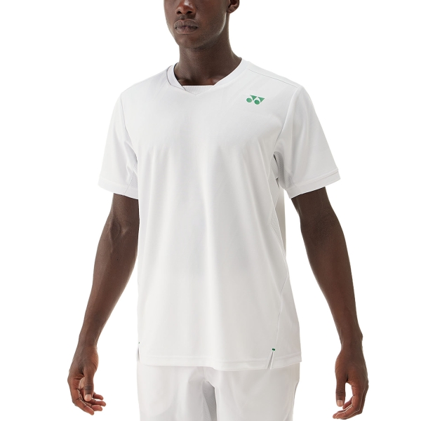 Camiseta Padel Hombre Yonex Club Camiseta  White TWM10625B
