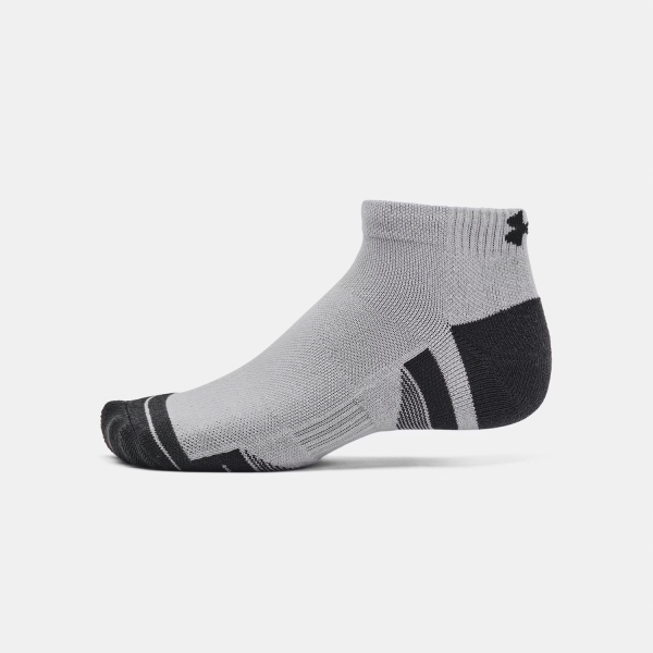 Under Armour Performance Tech x 3 Calze - Black/Jet Gray