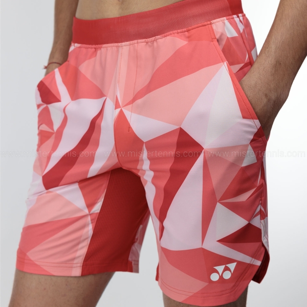 Yonex Graphic 8in Shorts - Tango Red