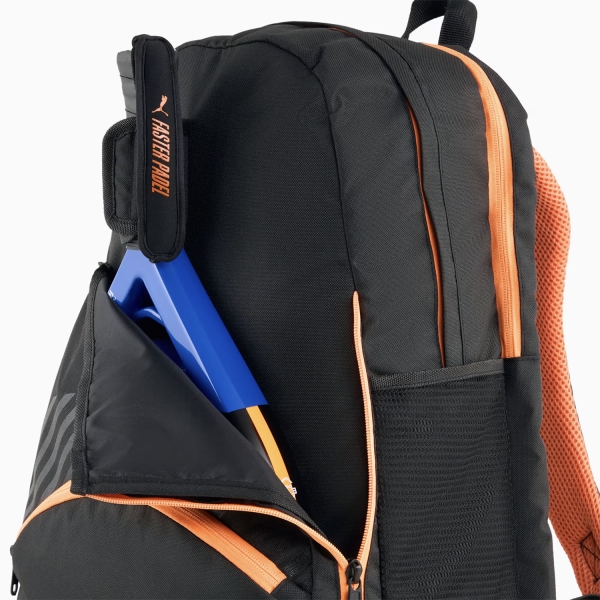 Puma Momo Backpack - Black/Heat Fire