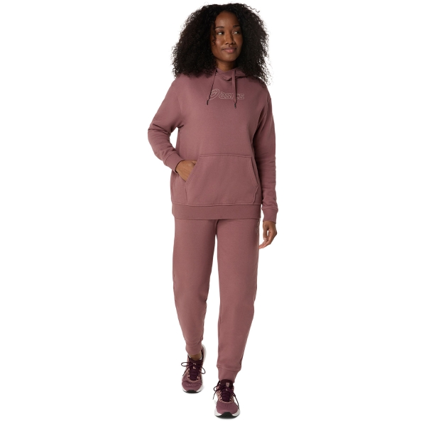 ASICS Logo Oth Hoodie - Rubble Red