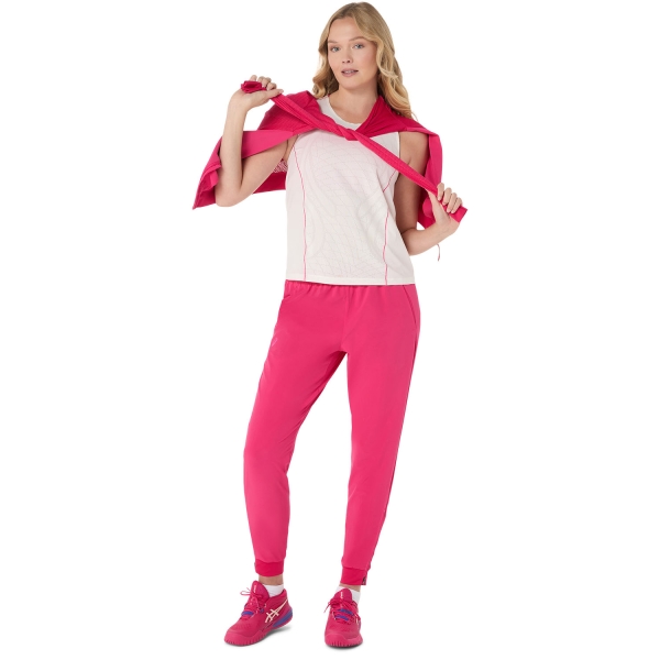 ASICS Match Logo Chaqueta - Bright Rose
