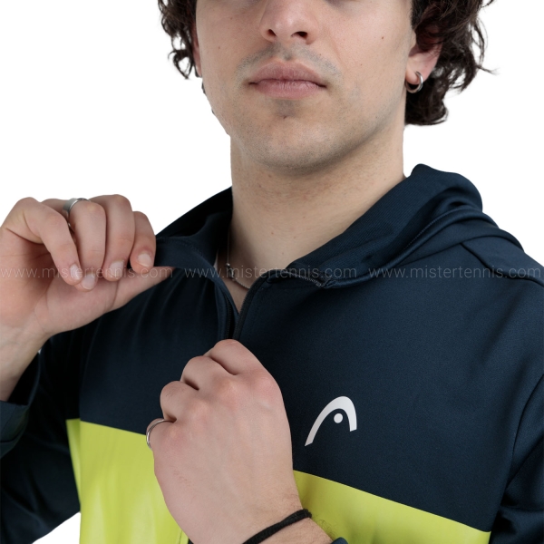 HEAD Topspin Sudadera - Navy/Lightlime