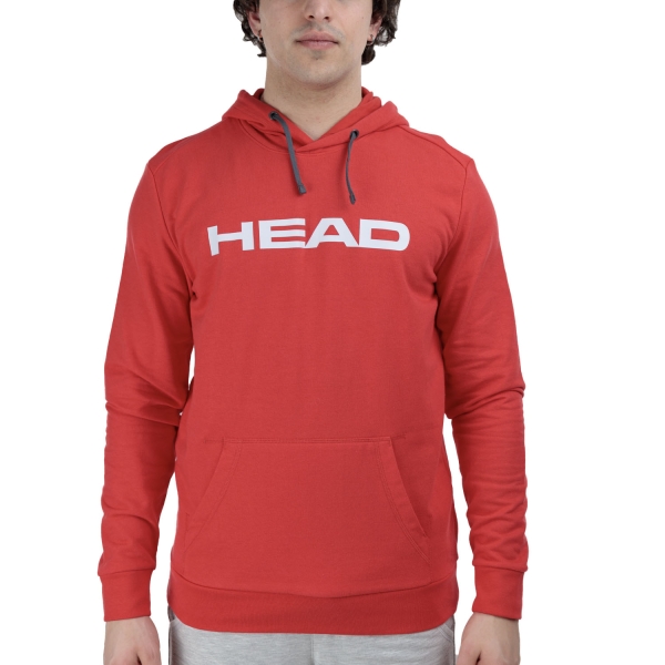 Men's Padel Shirt and Hoody HEAD Club Original Hoodie  Red 811825RD