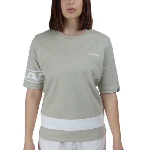 Maglietta e Polo Padel Donna HEAD Proplayer Maglietta  Willow Grey 814095WG