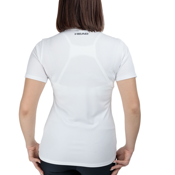 HEAD Club 25 Tech Logo Maglietta - White