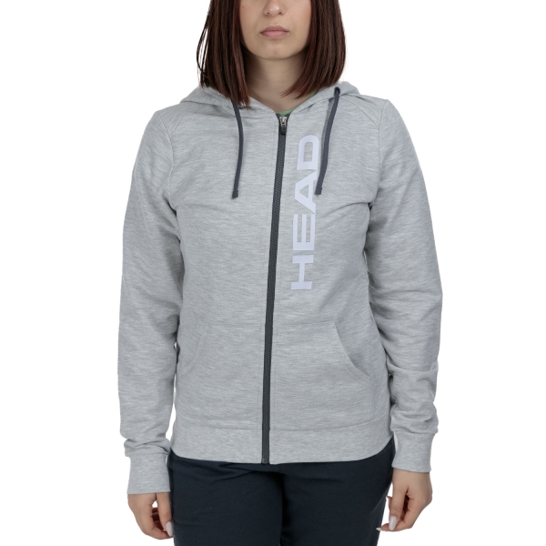 Maglie e Felpe Padel Donna HEAD Club Original Logo Felpa  Grey Melange 814815GM