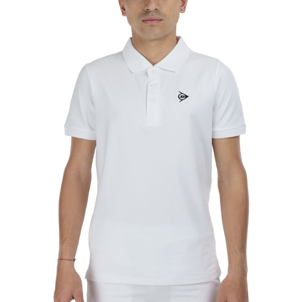 Polo Padel Uomo Dunlop Performance Polo  White 880311