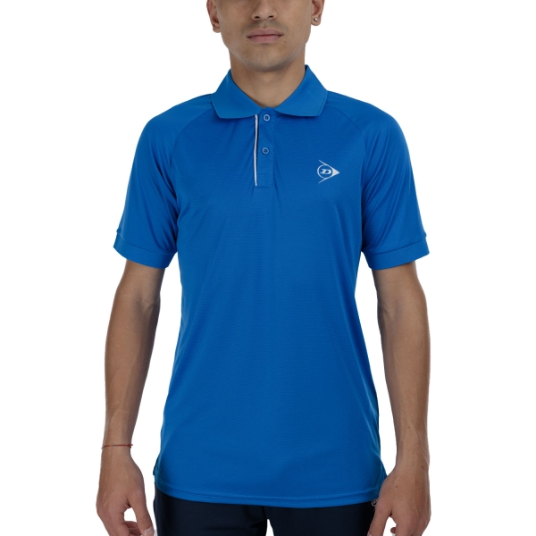 Polo Padel Uomo Dunlop Club Logo Polo  Royal Blue 880331
