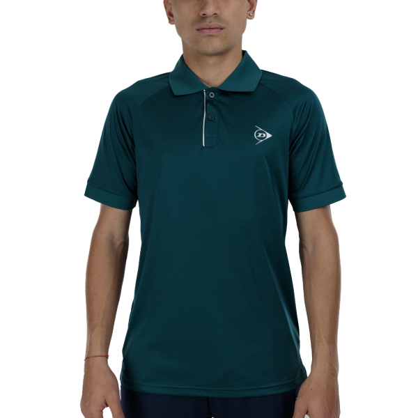 Polo Padel Uomo Dunlop Club Logo Polo  Atlantic Deep 880334