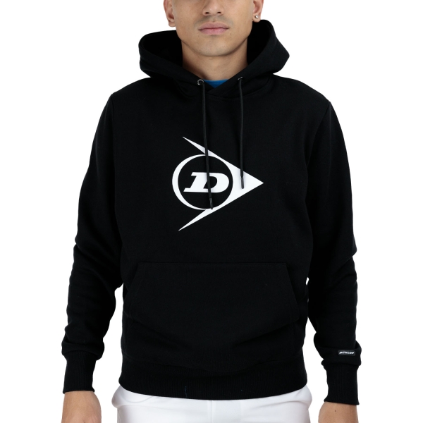Men's Padel Shirt and Hoody Dunlop Essentials Basic Hoodie  Black 880347